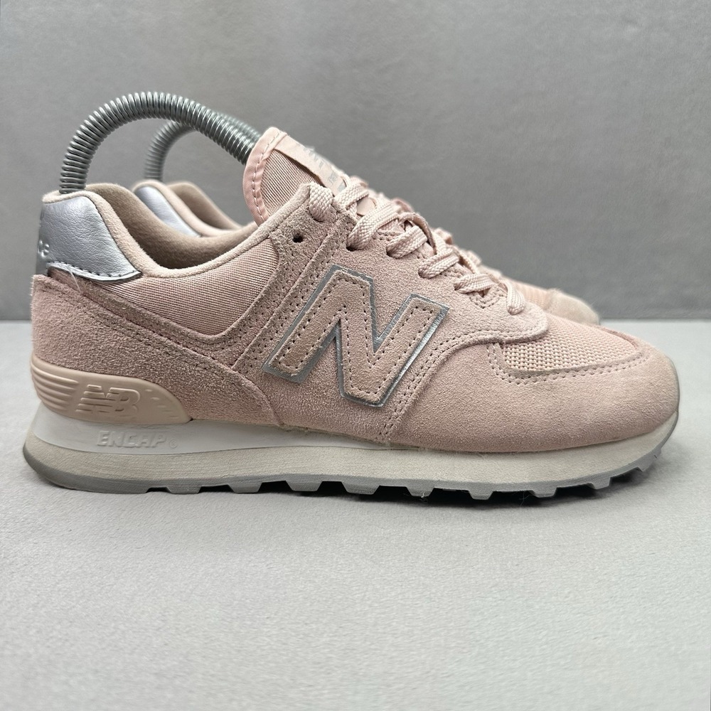 New Balance 574 Womens Size 6.5 (B) Shoes Rose Pink Athletic Low Top Sneakers
